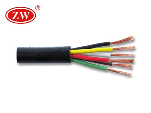 16 guage 6 way Trailer Cable